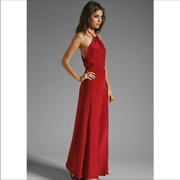 Stone Cold Fox backless Red Onyx Gown - Picture 2 of 8